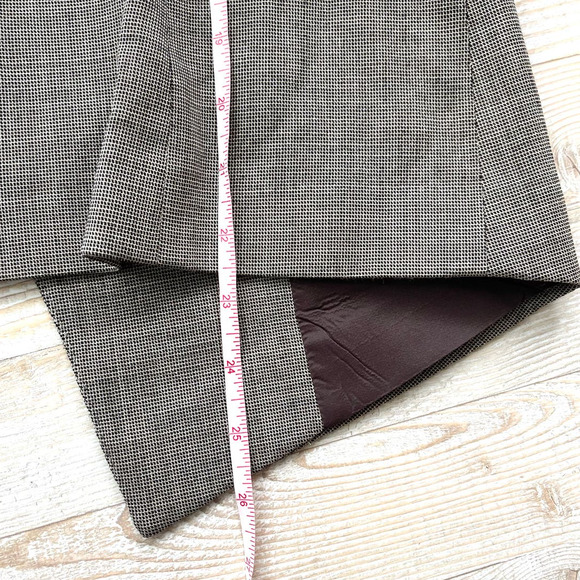 Lafayette 148 Katherine Ritz Suiting Jacket | Espresso Size 4 - Picture 8 of 8